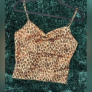 Zara Animal Print Blouse.
